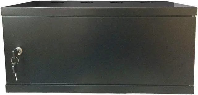 Alt view image 4 of 4 - 4U Wall Mount Rack Enclosure Server Network Cabinet - Solid Door