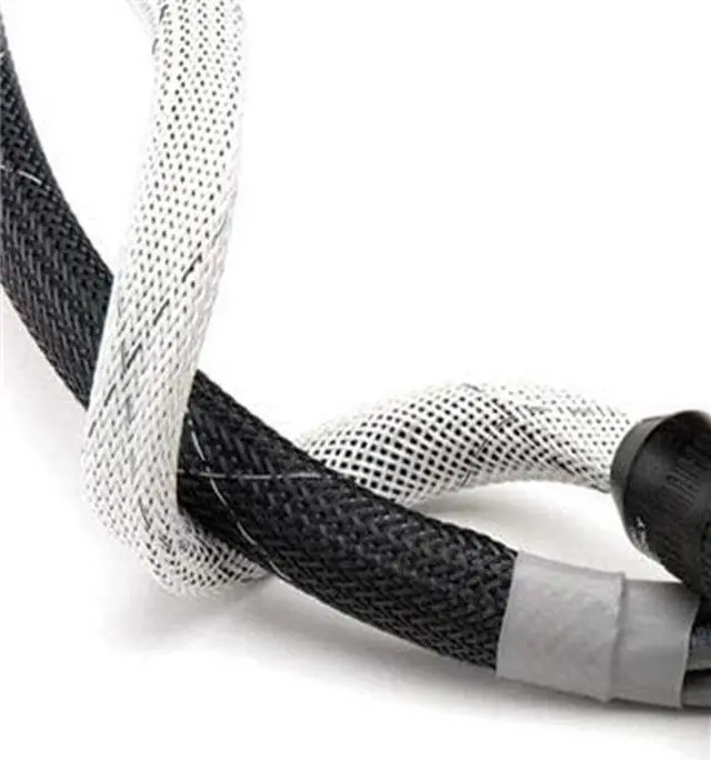 Alt view image 3 of 4 - 1/4" Flame Retardant PET Expandable Braided Flexible Cable Sleeve - 200 Feet - Black