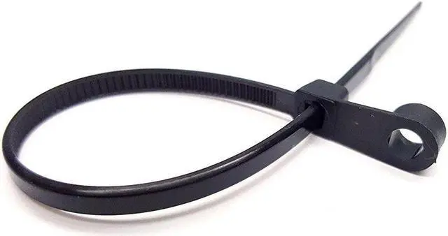 Alt view image 2 of 3 - 8 Inch Mount Cable Ties 50 lbs Heavy Duty 100 Nylon Wrap Zip Ties