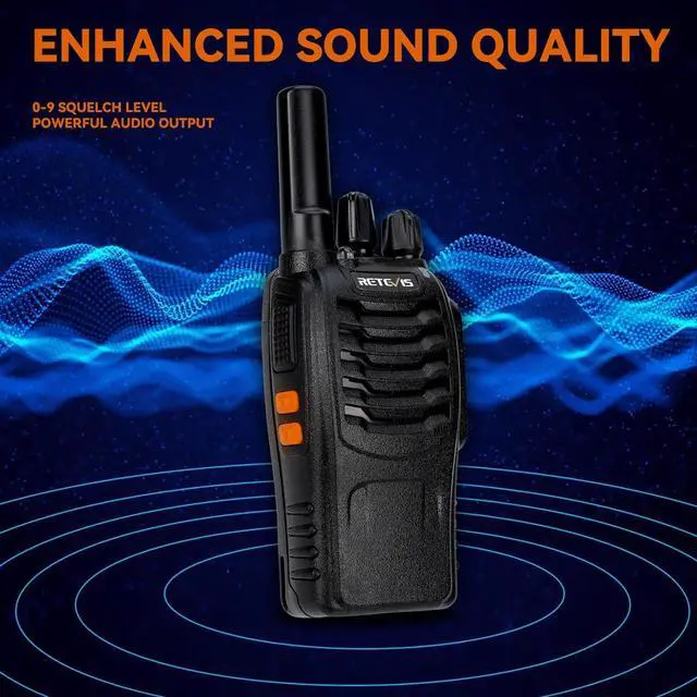 Alt view image 4 of 7 - Walkie Talkies for Adults Long Range, Rechargeable Two-Way Radios,with 6-Way Multi Unit Charger,Flashlight Handheld Business 2 Way Radios