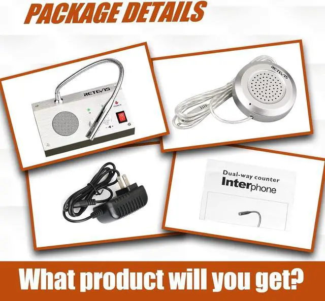 Alt view image 5 of 7 - Window Speaker System,Intercom System, Two Way Voice Transmission,High Power Speaker,Speaker for Bank,School,Store