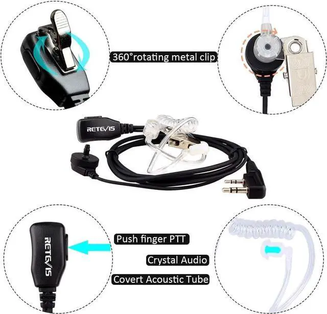 Alt view image 7 of 7 - 2 Way Radios Rechargeable,Long Range Walkie Talkies with Earpiece and Mic Set,Channel Display,Signal Prompt,Handsfree Portable Two-Way Radio(6 Pack) with 6 Way Multi Gang Charger