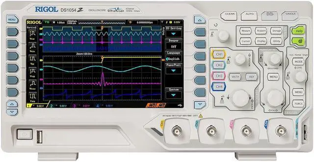 Main image of Rigol DS1054Z Digital Oscilloscopes - Bandwidth: 50 MHz, Channels: 4 Serial Decode Included