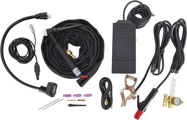 Alt view image 2 of 7 - Weldpro Digital TIG 200GD AC DC 200 Amp Tig/Stick Welder with Pulse CK 17 Worldwide Superflex Torch 3 Year Warranty Dual Voltage 220V/110V welding machine