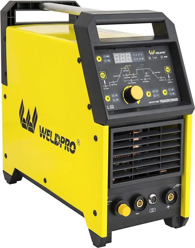 Alt view image 6 of 7 - Weldpro Digital TIG 200GD AC DC 200 Amp Tig/Stick Welder with Pulse CK 17 Worldwide Superflex Torch 3 Year Warranty Dual Voltage 220V/110V welding machine