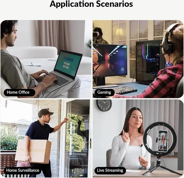 Alt view image 7 of 7 - USB Extender Over Cat5e/6/6a/7 196ft/60M, 4 USB 2.0 Ports, Plug and Play, No Driver, Supports All Operating System, Keyboard and Mouse USB Over Ethernet