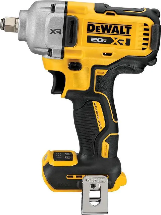 Main image of 20V MAX Cordless Impact Wrench, 1/2" Hog Ring, Includes LED Work Light and Belt Clip, Bare Tool Only (DCF891B)