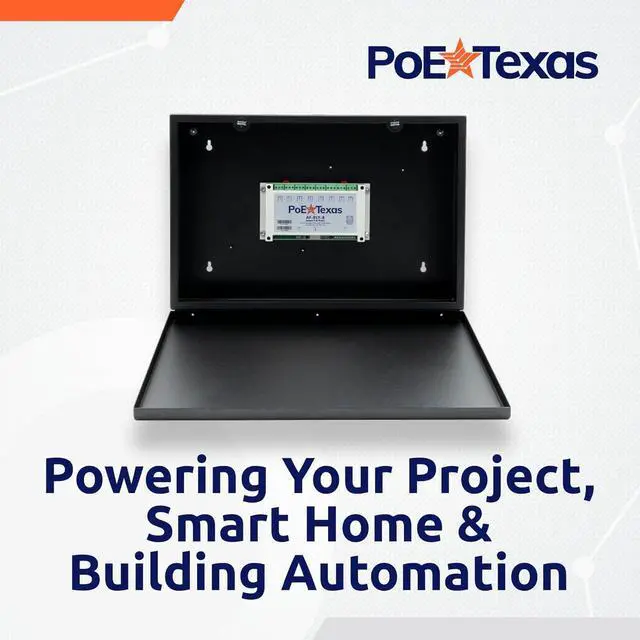 Alt view image 2 of 6 - PoE Texas 8 Channel PoE-Enabled Relay Controller - 8 Channel Output + 8 Channel Input Network PoE Powered Relay Module - DIY Easy to Program Smart Relay Switch - Office and Home Automation Hubs