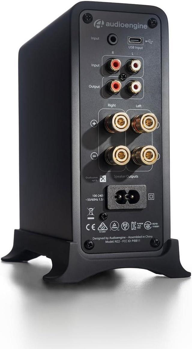 Alt view image 2 of 6 - Audioengine N22 100W Mini Power Desktop Laptop Home Audio Amplifier - Class D Stereo Amplifier | Gen 2 - with USB-C and Bluetooth Input
