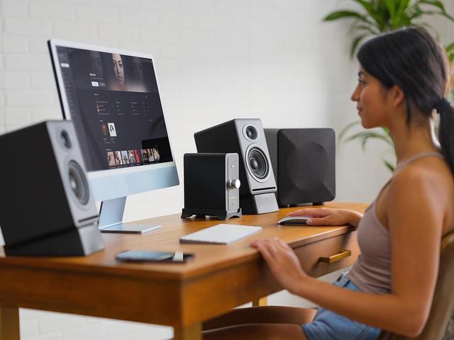 Alt view image 3 of 6 - Audioengine N22 100W Mini Power Desktop Laptop Home Audio Amplifier - Class D Stereo Amplifier | Gen 2 - with USB-C and Bluetooth Input
