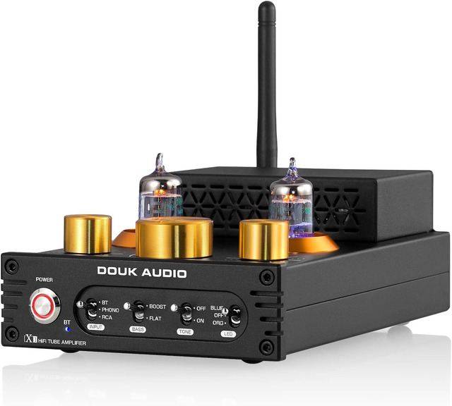 thumbnail interactive-video image 1 of Douk Audio M1 PRO HiFi Bluetooth 5.0 Digital Amplifier - 320W, Stereo With Subwoofer Output 1 of 6