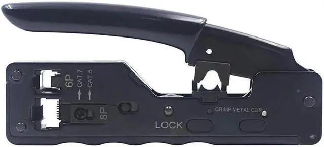 Main image of RJ45 RJ11 RJ12 Network Ethernet Cable Crimping Tool Compact Modular Crimper