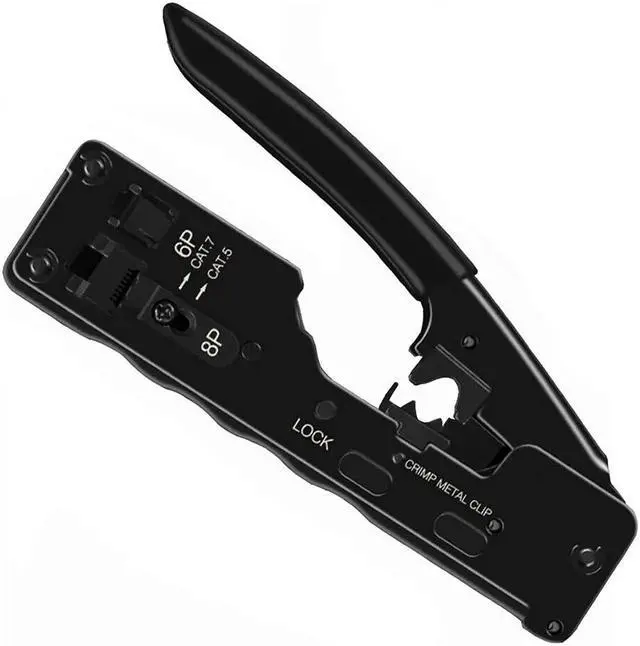 Alt view image 3 of 5 - RJ45 RJ11 RJ12 Network Ethernet Cable Crimping Tool Compact Modular Crimper