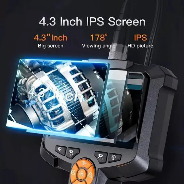 Alt view image 4 of 7 - Endoscope Inspection Camera 4.3 Inch Screen Industrial Waterproof 33Ft Snake