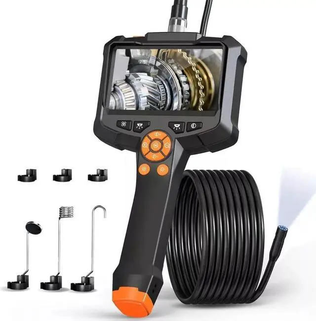 Alt view image 7 of 7 - Endoscope Inspection Camera 4.3 Inch Screen Industrial Waterproof 33Ft Snake