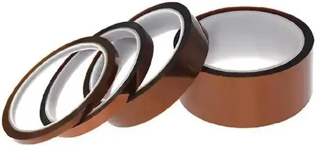 Main image of 4x Polyimide High Temperature Tape Heat Resistant Kapton 1/8, 1/4", 1/2", 1"