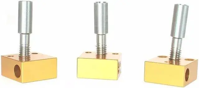 Alt view image 6 of 6 - 3D Printer Aluminum Heater Block with Stainless Steel Throat OEM Creality Ender