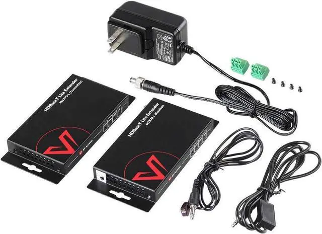 Alt view image 2 of 5 - HDBaseT HDMI Extender Over Single Cat5e/6/6a/7 Ethernet Cable 4K@60Hz 130ft, 1080P@60Hz 230ft, Supports CEC, Bi-Directional PoE, IR and RS232 Pass Through, EDID, HDCP 2.2 (4KEX70-L)