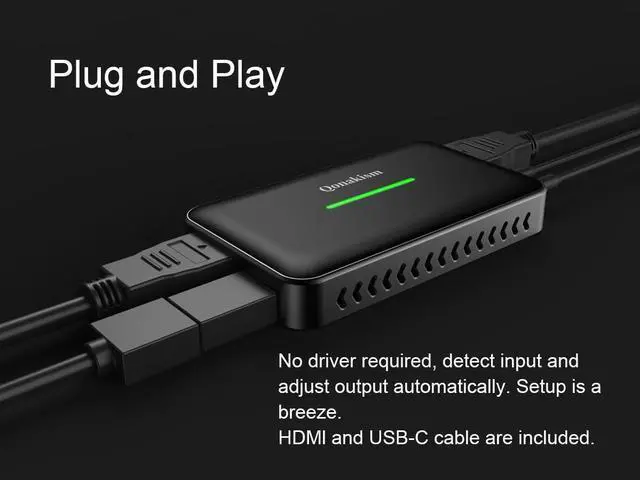 Alt view image 2 of 7 - Video Capture Card Stream and Record in 4K 30Hz and 1080 60Hz HDMI to USB 3.0 Video Audio Capture Card with Ultra-Low Latency on PS5, PS4/Pro, Xbox Series X/S, in OBS and More, Works with PC and Mac