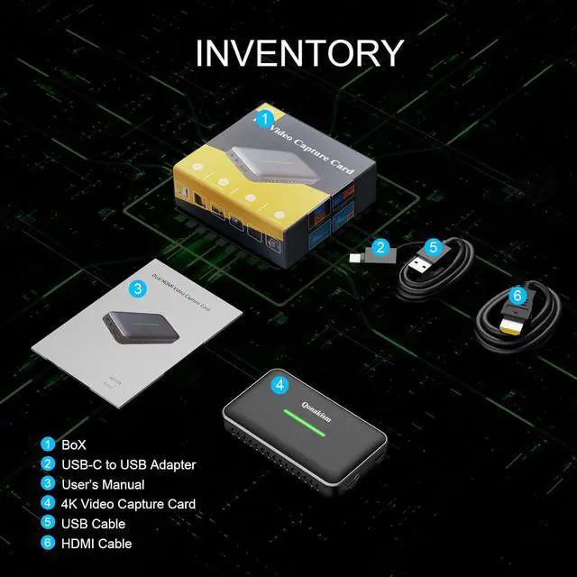 Alt view image 4 of 7 - Video Capture Card Stream and Record in 4K 30Hz and 1080 60Hz HDMI to USB 3.0 Video Audio Capture Card with Ultra-Low Latency on PS5, PS4/Pro, Xbox Series X/S, in OBS and More, Works with PC and Mac