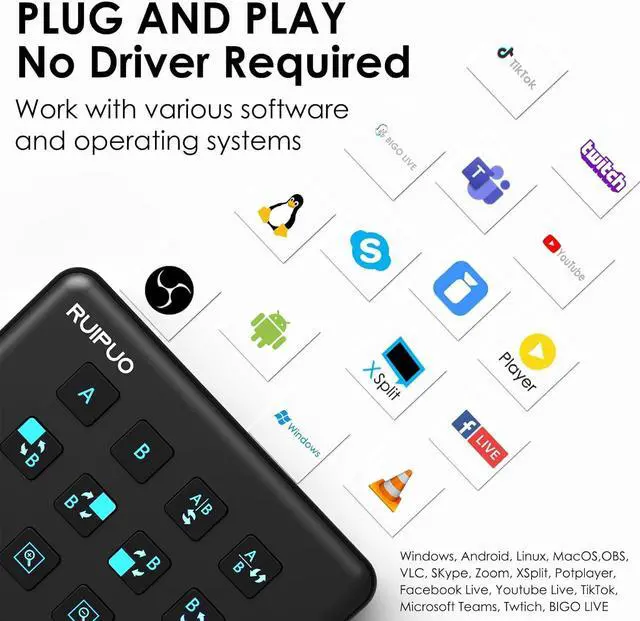 Alt view image 7 of 7 - Video Capture Card USB c, HDMI Live Stream Switcher, 4k HDMI to USB 3.0 Video Capture for Streaming,Podcasting,Compatible with PS5,PS4/Pro,Xbox Series X/S,Xbox One X/S,OBS