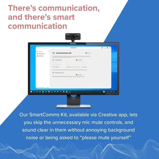 Alt view image 7 of 7 - Cam Sync V3 2K QHD USB Webcam with 4X Digital Zoom (4 Zoom Modes from Wide Angle to Narrow Portrait View), Privacy Lens, 2 Mics, for PC and Mac
