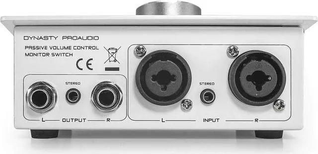 Alt view image 3 of 5 - PMC-1 Premium Passive Stereo Monitor Volume Controller With Large Volume Knob For Extremely Precise Level Adjustments