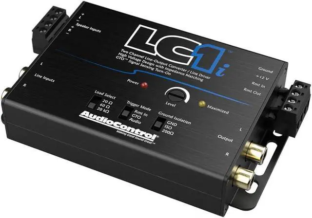 Alt view image 6 of 7 - LC1i Active 2-Channel Line Driver/Line Output Converter & 8-Gauge Stinger Amp Kit Bundle. Provides Input Signal to Add Amplifier to Factory Car Radio. Impedance Matching, Distortion Free