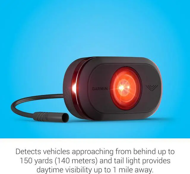 Alt view image 4 of 6 - Garmin Varia eRTL615, Rearview Radar and Tail Light, Powered by Your Compatible eBike, Visibility up to 1 Mile Away