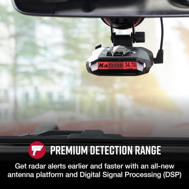 Alt view image 3 of 7 - Cobra RAD 700i Laser Radar Detector with Premium Detection, AutoLearn Intelligence, Advanced Filtering, Drive Smarter App, Laser Eye Front/Rear Detection - Black