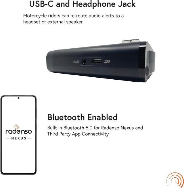Alt view image 3 of 7 - Radenso DS1 Extreme Range Radar Detector - Magnet Mount, Bluetooth, Color OLED Display, Less False Alerts, Auto GPS Lockouts, USA Technical Support