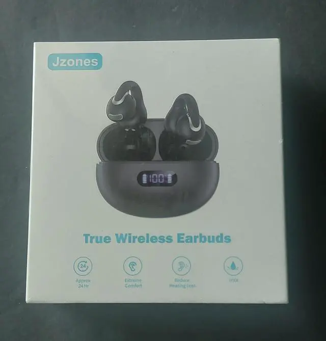 Main image of Open Ear Clip Wireless Earbuds Bluetooth 5.4, Lightweight Comfort Sports Bone