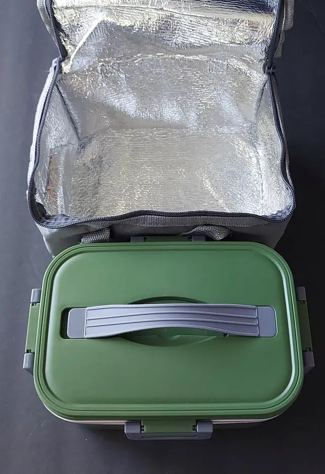 Alt view image 4 of 7 - 100W Electric Lunch Box Food Heater 1.8L Portable Food Warmer for Car Truck Home