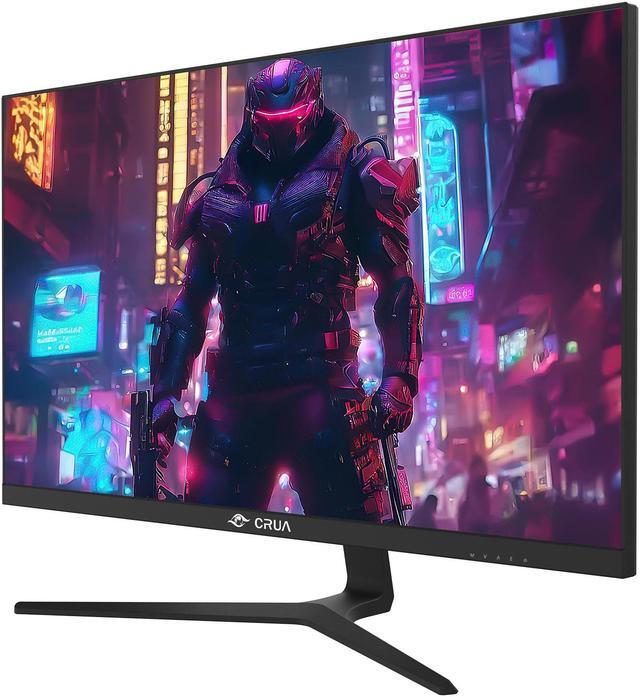 Alt view image 3 of 6 - CRUA 27 Inch Gaming Monitor, QHD 1440P 144Hz IPS Computer Monitor, 1ms, 99% sRGB, AMD Freesync, HDMI 2.0 & Displayport 1.4, Low Blue Light, Support Wall Mountable Installs/Tilt Adjustable-Black