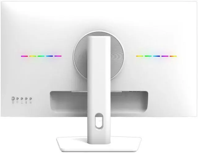 Alt view image 3 of 7 - CRUA 27 Inch Gaming Monitor 360HZ, 2K QHD 2560x1440 IPS Panel White Computer Monitors with Built in Speakers, Support AMD FreeSync, 120% sRGB, Blue Light Filter, DP1.4 & HDMI2.1, Wall Mountable