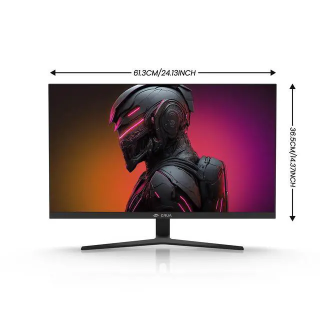 Alt view image 7 of 7 - CRUA 27" Gaming Monitor, 360Hz IPS Computer Monitor, FHD 1920×1080, 120% sRGB, AMD FreeSync Compatible, 2×HDMI 2.0, 2×DisplayPort 1.4, VESA Mount, Black