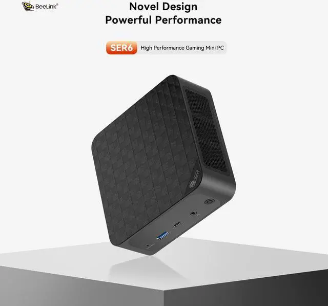 Alt view image 2 of 7 - Beelink Mini PC SER6 AMD Ryzen9 6900HX,Mini Computer 16GB DDR5 RAM 500GB NVME SSD,Triple Screen Display,Wifi 6 Bluetooth 5.2,Ethernet 2.5G