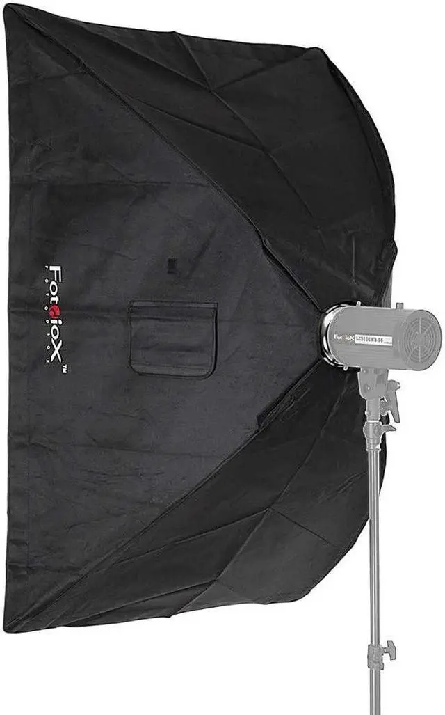 Alt view image 4 of 6 - Fotodiox Pro 32x48in (80x120cm) Softbox with Speedring for Photogenic, Norman ML, and Compatible - Standard Softbox with Silver Reflective Interior with