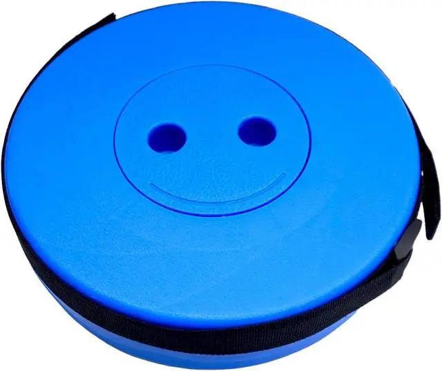 Alt view image 4 of 7 - BAKOD Retractable Folding Camping Stool, Portable Telescopic Stool Chair Lightweight Collapsible Stool for Camping, Fishing, Hiking, BBQ BLUE