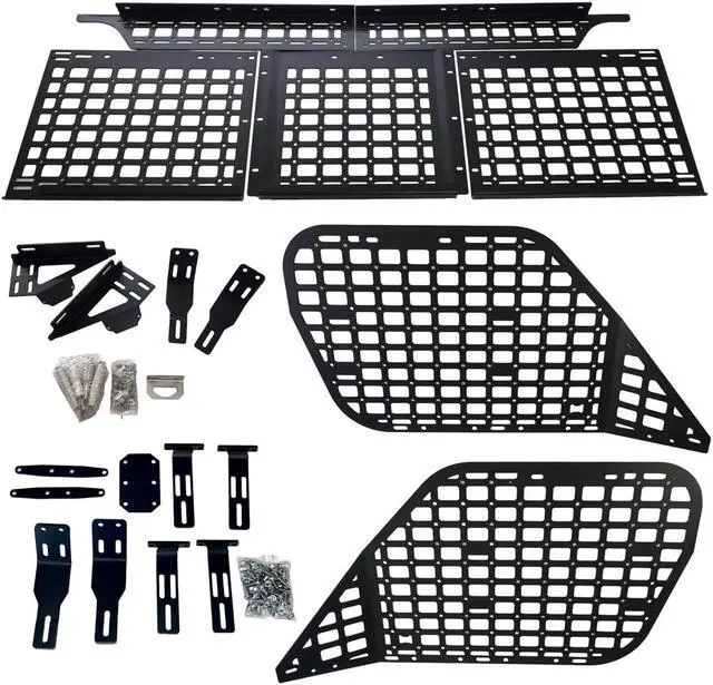 Main image of BAKOD MOLLE Storage Window Shelf Set Panel for 2010-2023 Toyota 4Runner Black MSW100 MSPS100