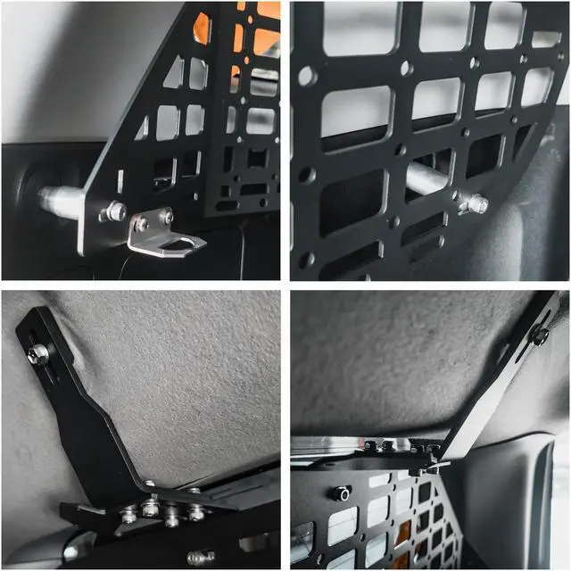 Alt view image 2 of 7 - BAKOD MOLLE Storage Window Shelf Set Panel for 2010-2023 Toyota 4Runner Black MSW100 MSPS100