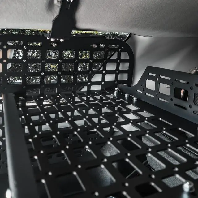 Alt view image 5 of 7 - BAKOD MOLLE Storage Window Shelf Set Panel for 2010-2023 Toyota 4Runner Black MSW100 MSPS100