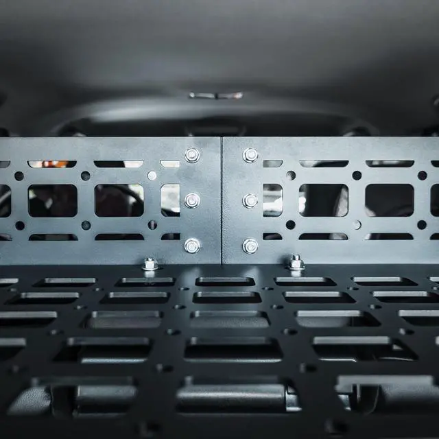 Alt view image 7 of 7 - BAKOD MOLLE Storage Window Shelf Set Panel for 2010-2023 Toyota 4Runner Black MSW100 MSPS100