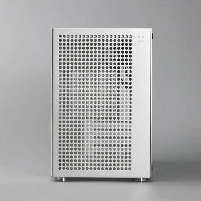 Alt view image 3 of 7 - ZZEW C4P mATX/ITX/DTX Case Aluminum Gaming PC Case with Tempered Glass Ventilated Front AND Side Panel / Upgraded Cable Management / 360 Radiator Support / Full Size GPU Support