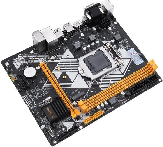 Alt view image 3 of 7 - HUANANZHI H81 Motherboard M-ATX LGA 1150 i3 i5 i7 E3 DDR3 1333/1600MHz 16GB M.2 SATA3 USB3.0 VGA DVI HDMI-Compatible