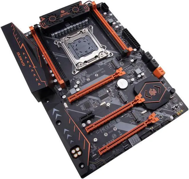 Alt view image 4 of 7 - HUANANZHI X79 DELUXE LGA 2011 X79 Motherboard support E5 2620 2640 2650 2680 2690 V1 V2 REG ECC DDR3 Memory nvme
