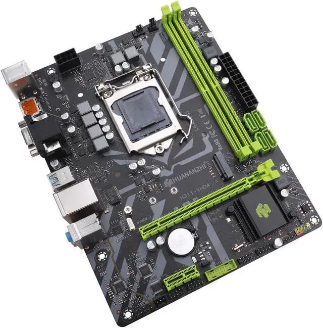 Alt view image 3 of 7 - HUANANZHI H311-VHD4 Motherboard LGA 1151 Support 6/7/8/9 generation DDR4 2133/2400/2666MHz 32GB M.2 SATA3 USB3.0 VGA