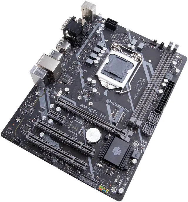 Alt view image 4 of 7 - HUANANZHI B250 D4 M-ATX Motherboard LGA 1151 Support 6/7/8/9 generation DDR4 2133/2400/2666MHz 32GB M.2 SATA3 USB3.0 VGA