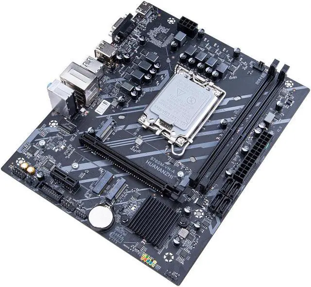 Alt view image 4 of 5 - HUANANZHI B760M VH A M-ATX DDR4 Motherboard Support 12 13 Gen(LGA 1700 CPU 12100F/12400F/12490F/12600F/12700F/13600F)