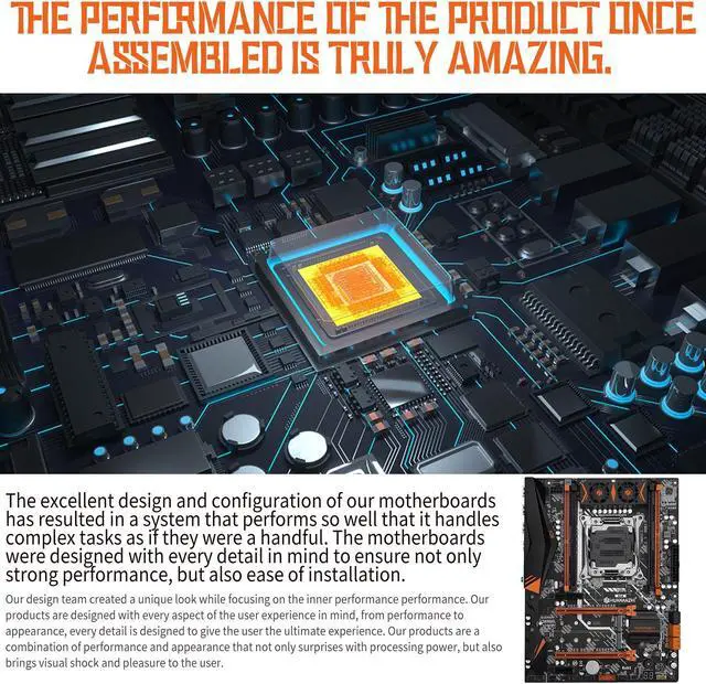 Alt view image 5 of 6 - HUANANZHI X99 BD4 LGA 2011-3 X99 Motherboard supports E5 2640 2666 2670 2696 2678 V3 V4 DDR4 RECC NON-ECC NVME NGFF